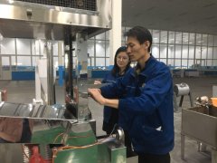 染整第四期培训举行手艺实践考试