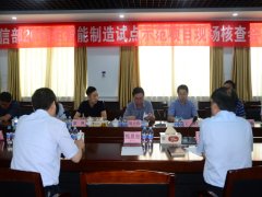 工信部智能制造试点树模项目审查组走进公司