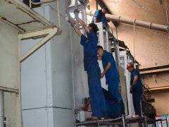 面三车间3#打底机烘室刷新完成