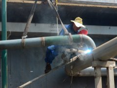公司完成污水处置惩罚中沉池进水管道升级刷新